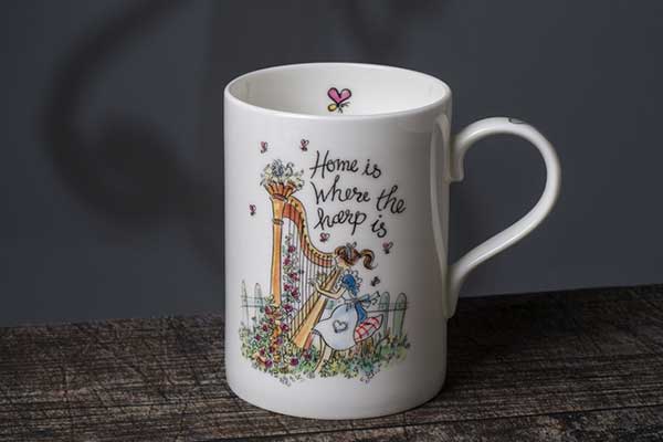 Harp Themed Mugs